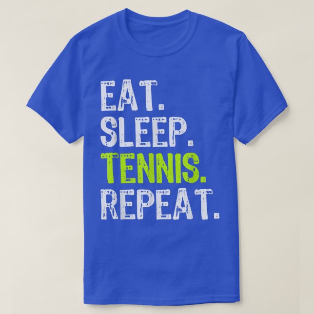 T-shirt Eat Sleep Repeat Player Lover Funny (Design devant)