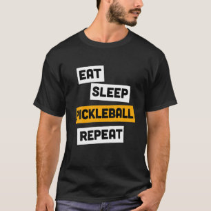 T-shirt Eat Sleep Vidéo Jeu Répéter Gamer Cadeau Hommes Fe