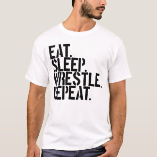 T-shirt Eat Sleep Wrestle Repeat Wrestling