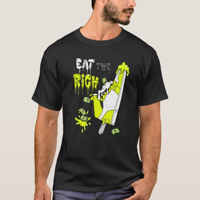 T-shirt Eat The Rich Shoes Ice Cream Og Visionaire Volt 1s (Devant)