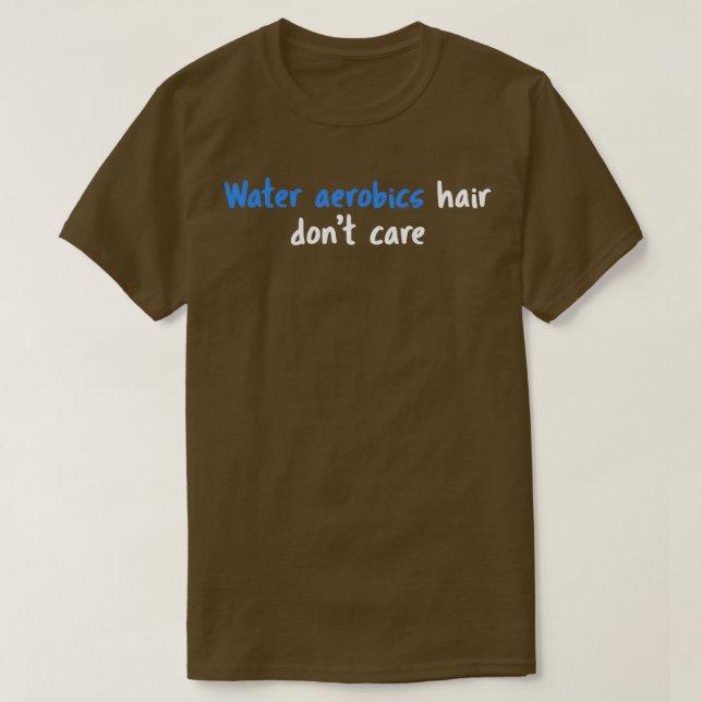 T-shirt Eau Aérobic Aqua Entraînement Drôle Fitness Natati (Design devant)