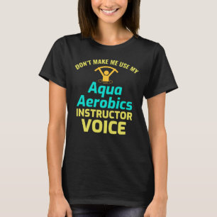 T-shirt Eau Aérobic Fitness aquatique Aqua Exercice