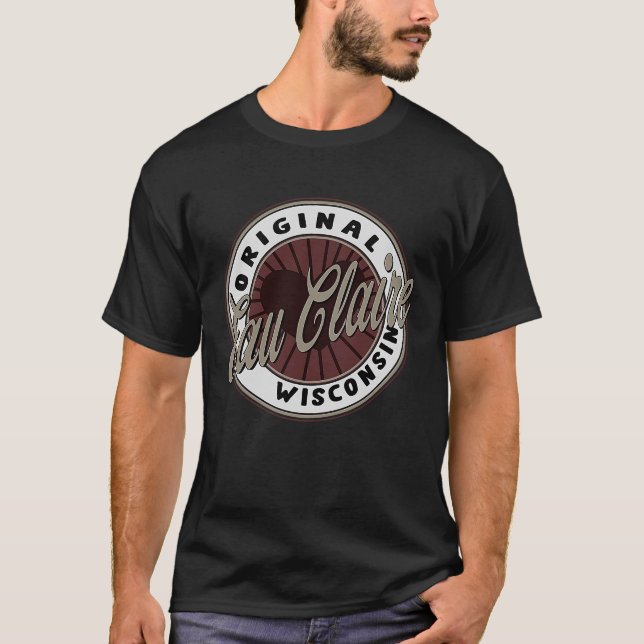T-shirt Eau Claire Voyage Souvenir Au Wisconsin (Devant)