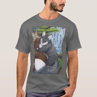 T-shirt Eau dansante et renard