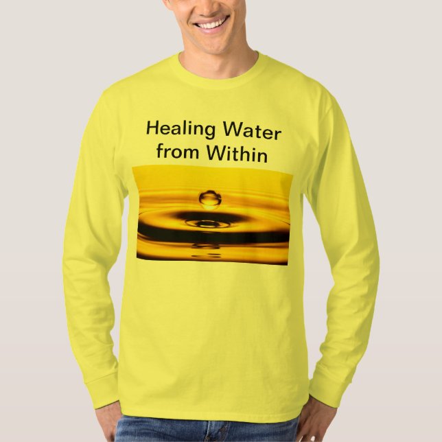T-shirt Eau de guérison de la chemise intérieure (Devant)