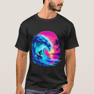 T-shirt Eau de mer tropicale vibrante PNG aquarelle d'été