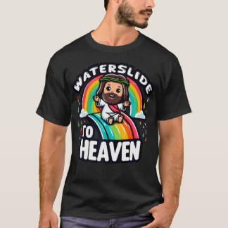 T-shirt Eau Diapositive Au Ciel Christian Arc-en-Ciel Jésu