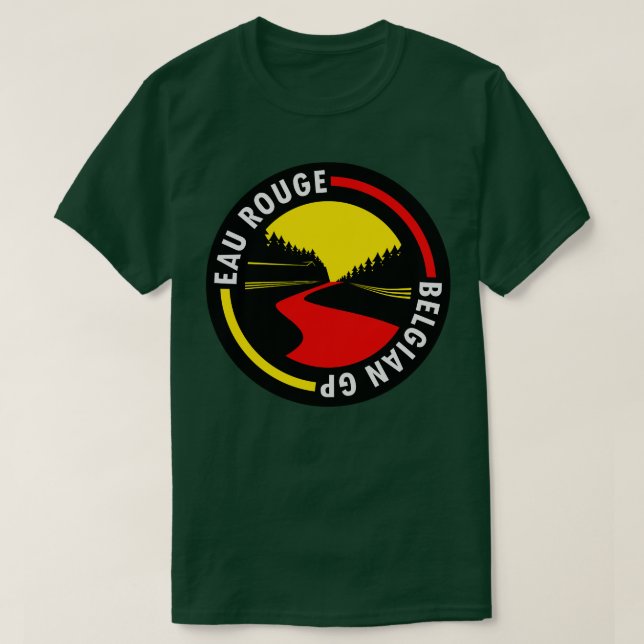 T-shirt Eau Rouge GP belge (Design devant)