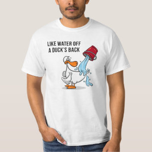 T-shirt Eau sur le dos d'un canard mousson Jinkx