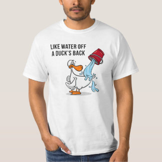 T-shirt Eau sur le dos d'un canard mousson Jinkx
