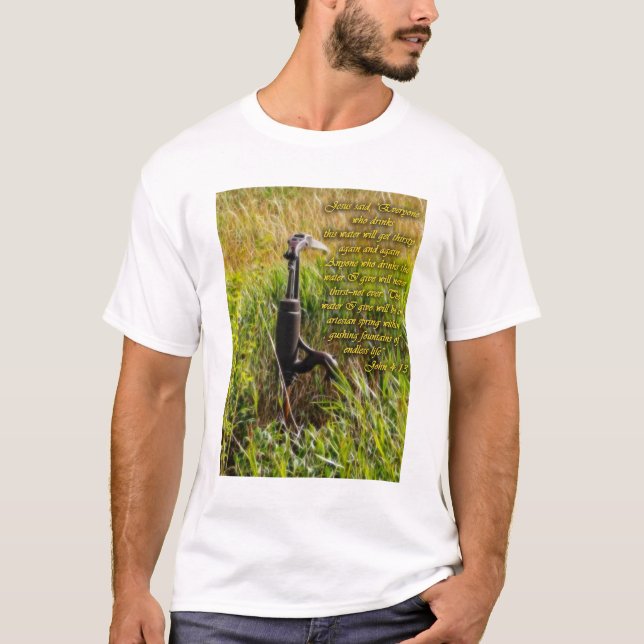 T-shirt Eau vive John 4 Inspiration (Devant)