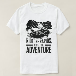 T-shirt Eau vive Rafale Aventure Silhouette Design