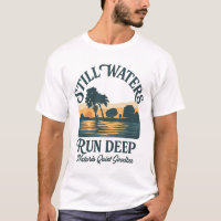 Eaux Calmes Profondes – Paysage Naturel