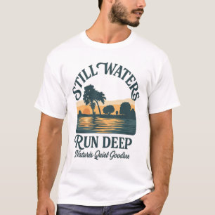 T-shirt Eaux Calmes Profondes – Paysage Naturel