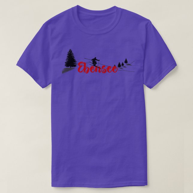 T-shirt Ebensee Long Ski (Design devant)