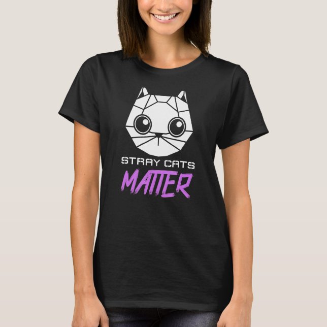 T-shirt Écarter la matière du chat (Devant)