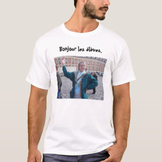 T-shirt Échange 2,0 de Français de Niskayuna (avec l'oie