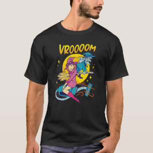 T-shirt Échange De Sorcières Broom Ou Graphique De Nettoye