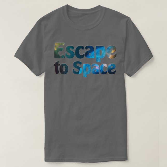 T-shirt Échapper à l'espace (Design devant)