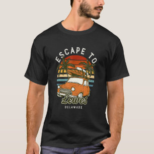 T-shirt Échapper À Lewes Beach Delaware Ocean De Summer Va