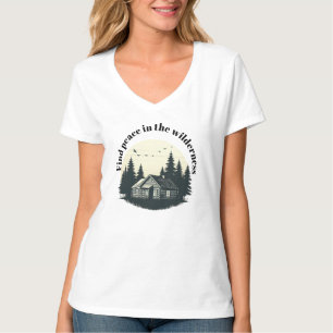 T-shirt Échapper à l'ordinaire : Rustic Cabine Tee