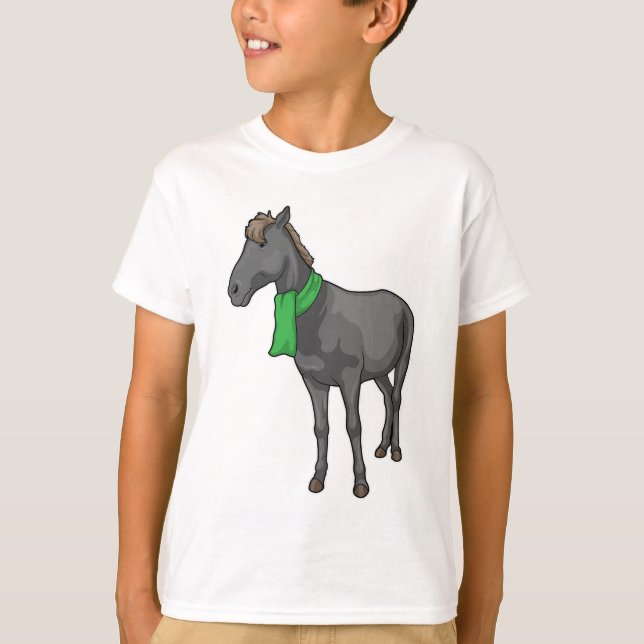 T-shirt Écharpe de cheval (Devant)