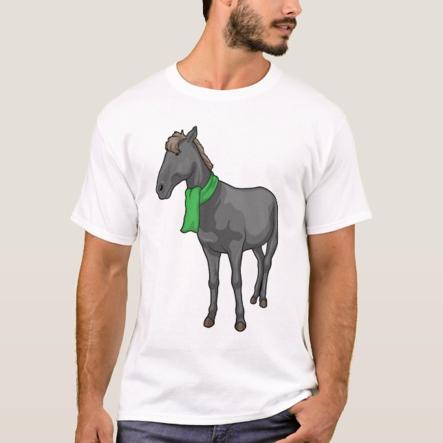 T-shirt Écharpe de cheval (Devant)