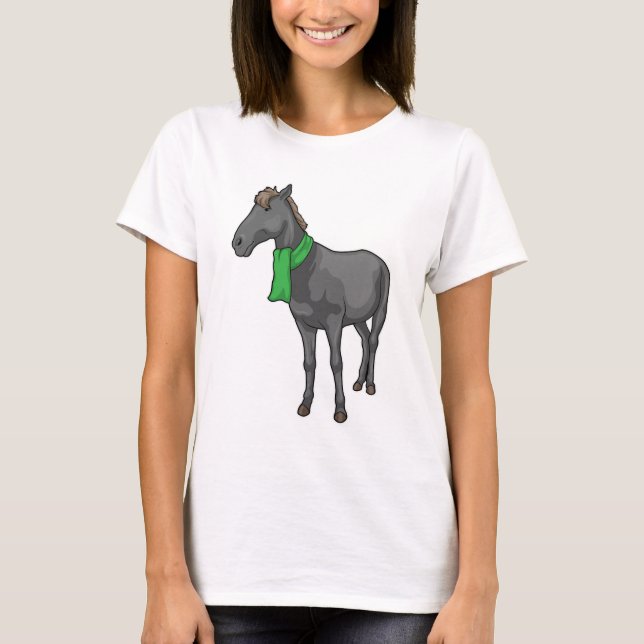 T-shirt Écharpe de cheval (Devant)