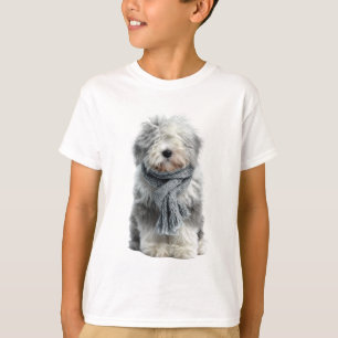 T-shirt Écharpe Douillette Berger Shaggy Enfants