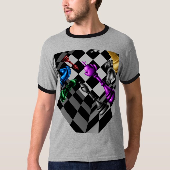 T-shirt échecs (Devant)