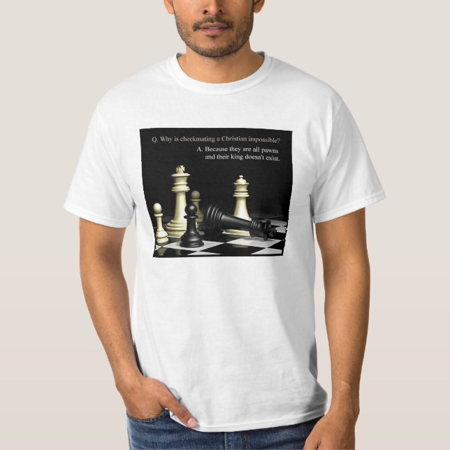 T-shirt Échecs chrétiens (Devant)