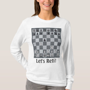 T-shirt Échecs d'ouverture Reti