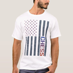 T-shirt Échecs du drapeau américain
