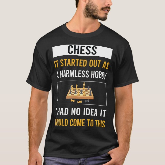 T-shirt Échecs Hobby sans danger (Devant)