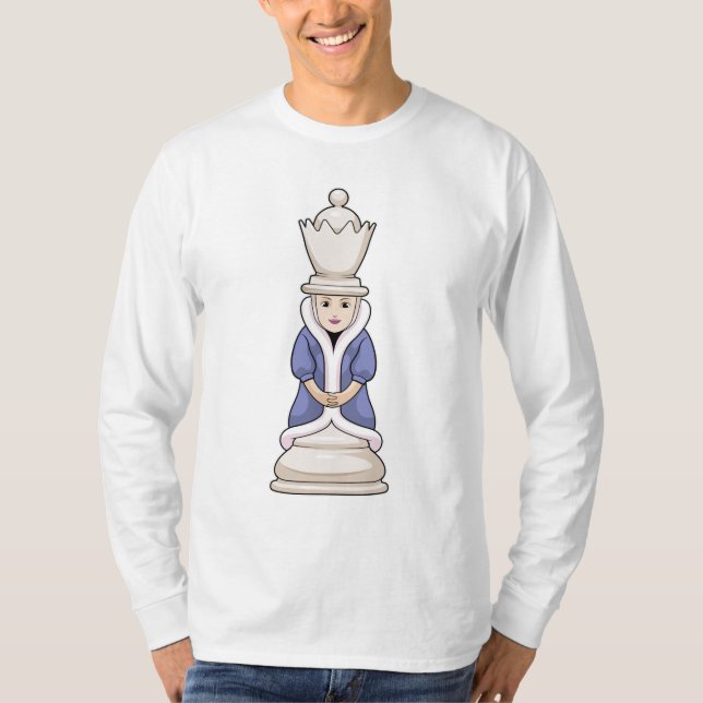 T-shirt Échecs Queen Chess (Devant)