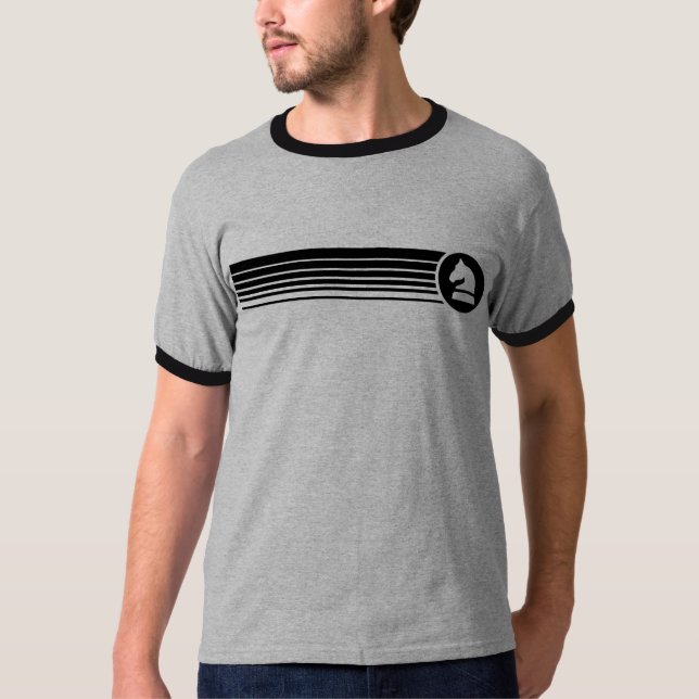 T-shirt Échecs rétro (Devant)