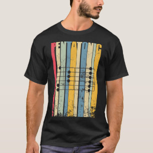 T-shirt Échelle Pentatonique vintage Instrument