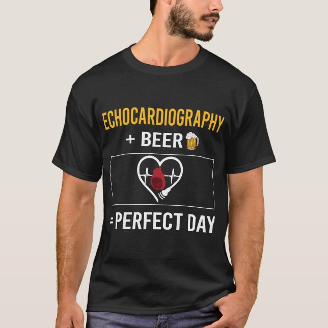 T-shirt Echocardiographie Echocardiographer Echocardiogram (Devant)