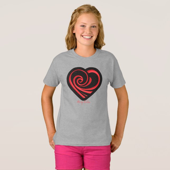 T-shirt Échos d'amour (Devant entier)