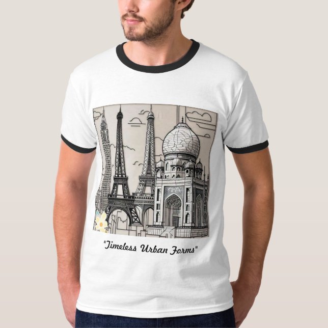 T-shirt "Échos urbains" (Devant)