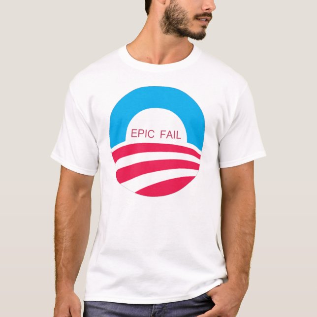 T-SHIRT ÉCHOUER ÉPIQUE OBAMA (Devant)