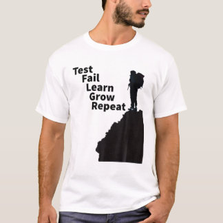 T-shirt Échouer et apprendre