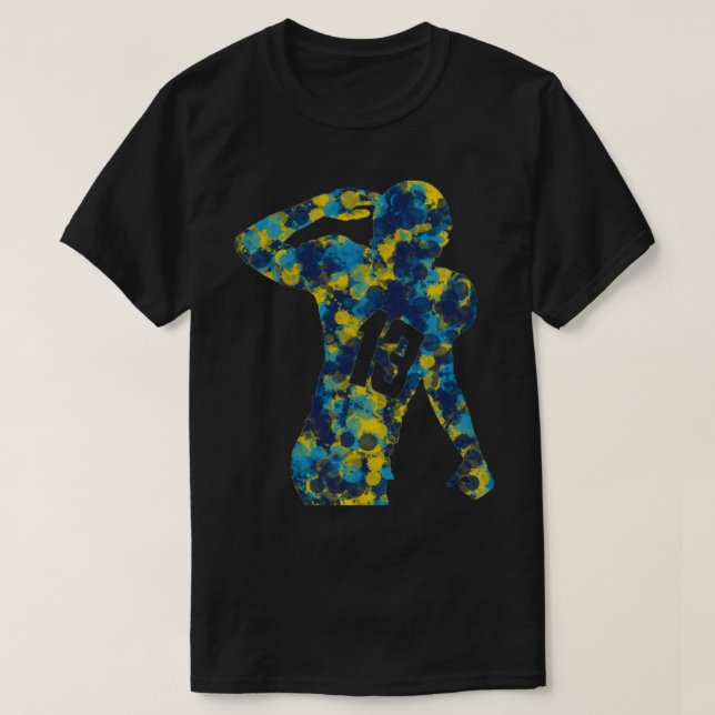 T-shirt Éclaboussure Allen (Design devant)