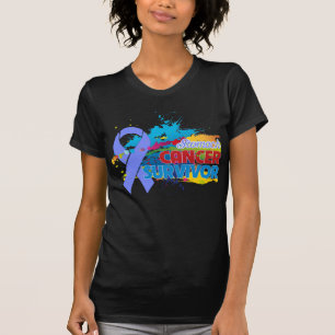 T-shirt Éclaboussure de couleur - survivant de cancer de