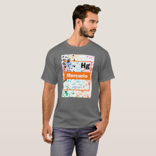 T-shirt Éclaboussure de métal liquide