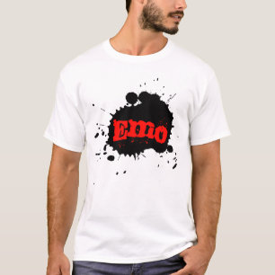 T-shirt Éclaboussure de peinture d'Emo