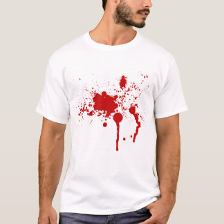 T-shirt Éclaboussure de sang