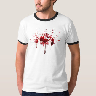 T-shirt Éclaboussure de sang