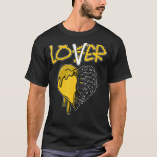 T-shirt Éclair du coeur perdant 4 s Correspondant