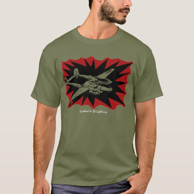 T-shirt éclair P-38 (Devant)